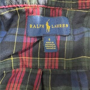 Ralph Lauren Plaid Button-Up Long Sleeves Shirt Multicolor